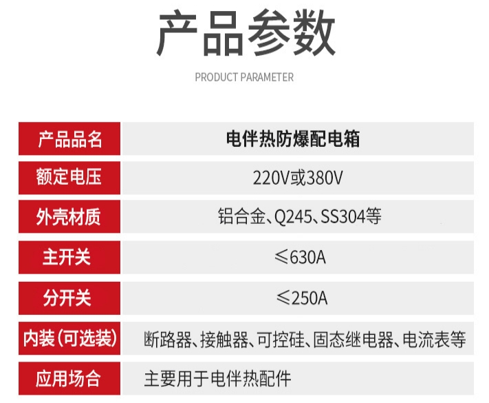 产品参数